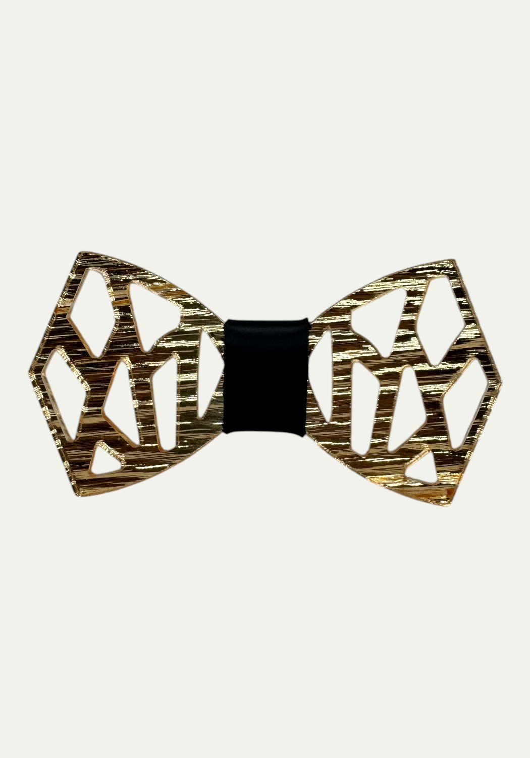 Papillon in plexiglass oro specchiato traforato