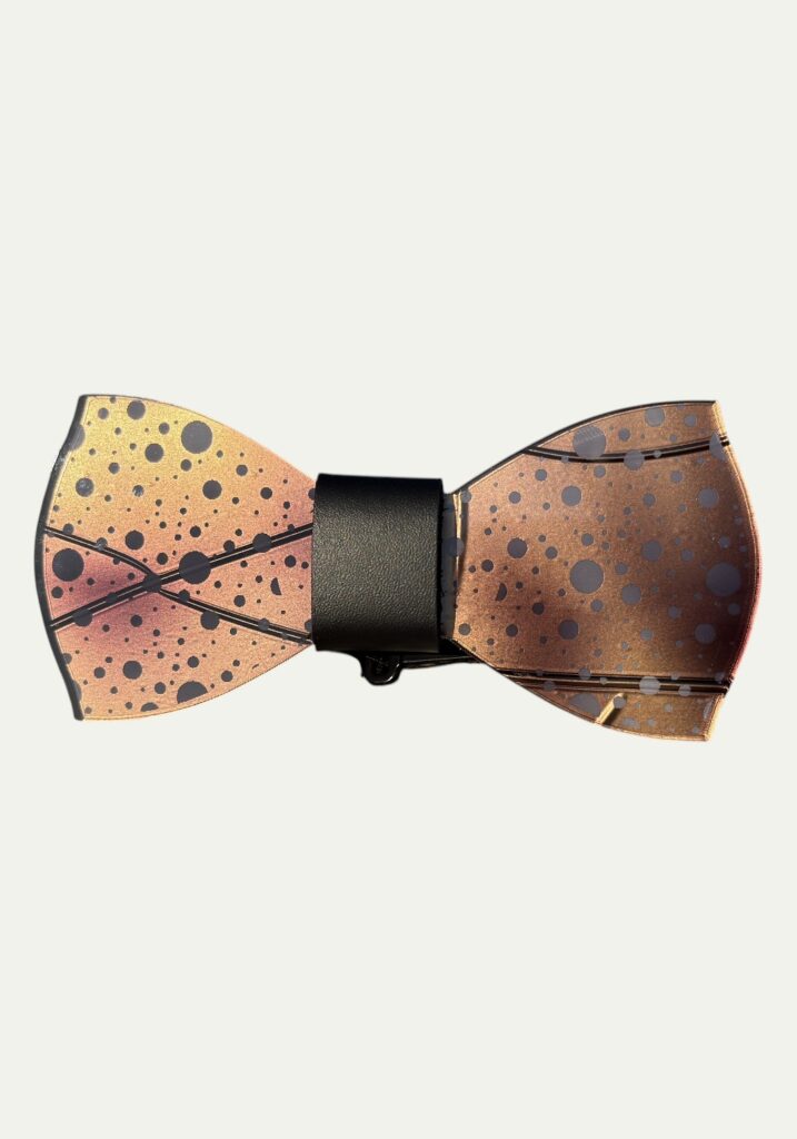 papillon in plexiglass modello bolle bronzo